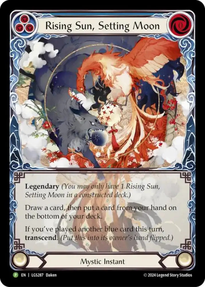 Rising Sun Setting Moon // Inner Chi [LGS287] (Promo) Rainbow Foil - Flesh And Blood Single