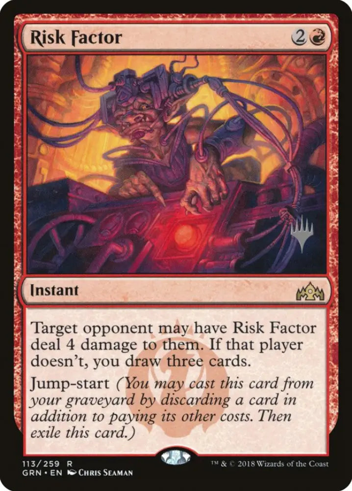 Risk Factor (Promo Pack) [Guilds of Ravnica Promos] - MTG Single