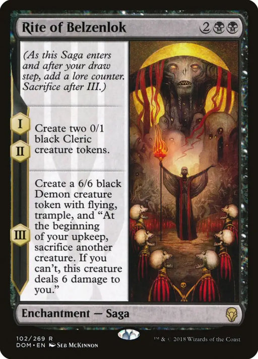 Rite of Belzenlok [Dominaria] - MTG Single