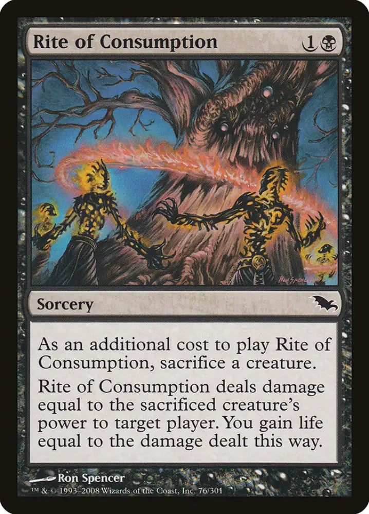 Rite of Consumption [Shadowmoor] - MTG Single