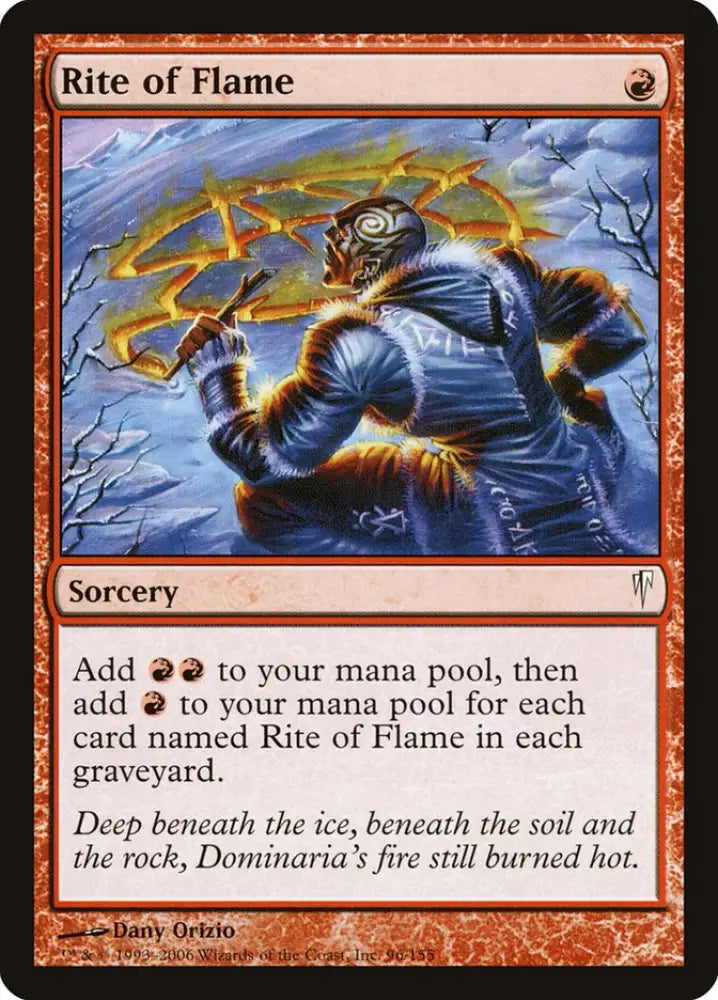 Rite of Flame [Coldsnap] - MTG Single