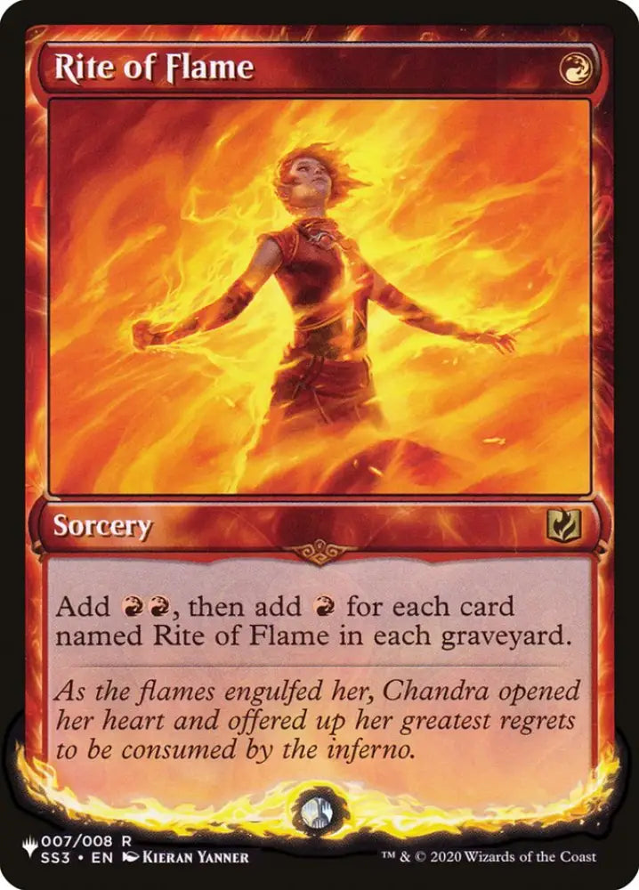 Rite of Flame [The List] - MTG Single
