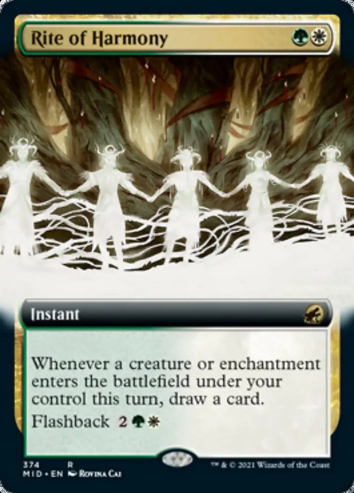 Rite of Harmony (Extended Art) [Innistrad: Midnight Hunt] - MTG Single