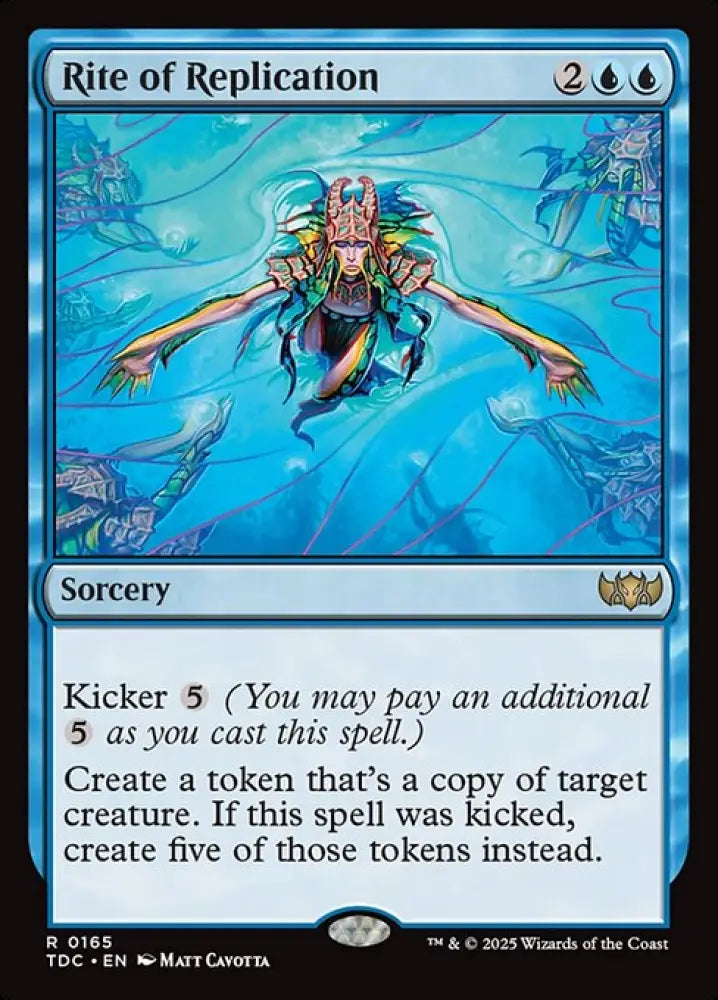 Rite of Replication (165) [Tarkir: Dragonstorm Commander]