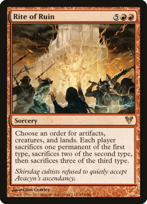 Rite of Ruin [Avacyn Restored] - MTG Single