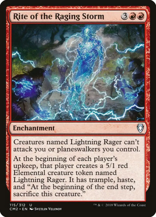 Rite of the Raging Storm [Commander Anthology Volume II] - MTG Single
