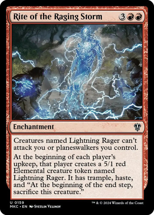Rite of the Raging Storm [Murders at Karlov Manor Commander] - MTG Single