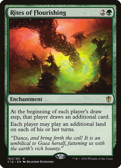 Rites of Flourishing [Commander 2016] - MTG Single