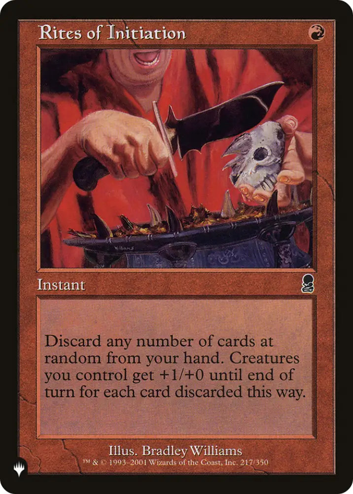 Rites of Initiation [The List] - MTG Single