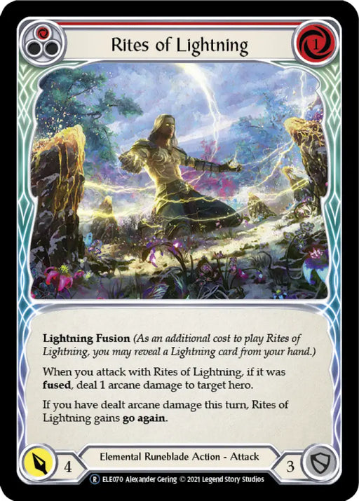 Rites of Lightning (Red) [Tales of Aria Unlimited] Unlimited Normal - Flesh And Blood Single