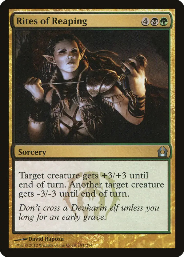Rites of Reaping [Return to Ravnica] - MTG Single