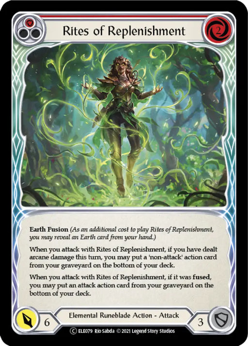 Rites of Replenishment (Red) [Tales of Aria Unlimited] Unlimited Normal - Flesh And Blood Single