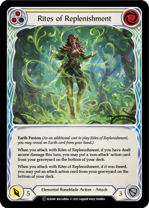 Rites of Replenishment (Yellow) [Tales of Aria Unlimited] Unlimited Normal - Flesh And Blood Single