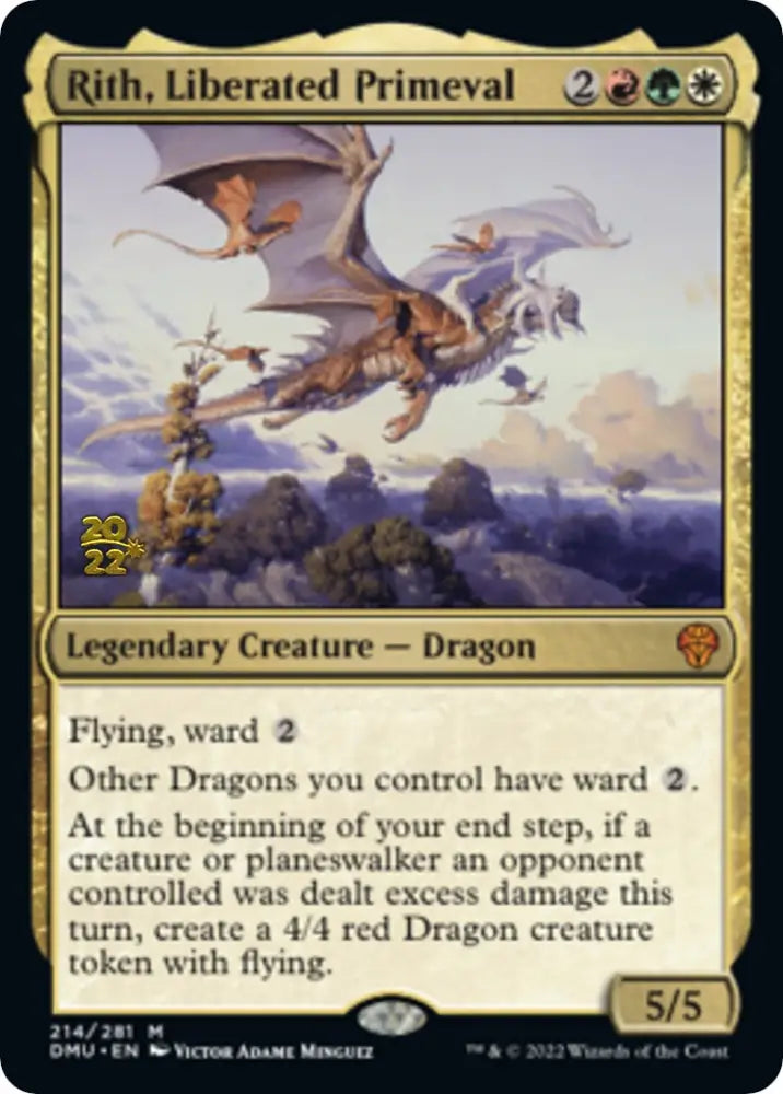 Rith Liberated Primeval [Dominaria United Prerelease Promos] - MTG Single