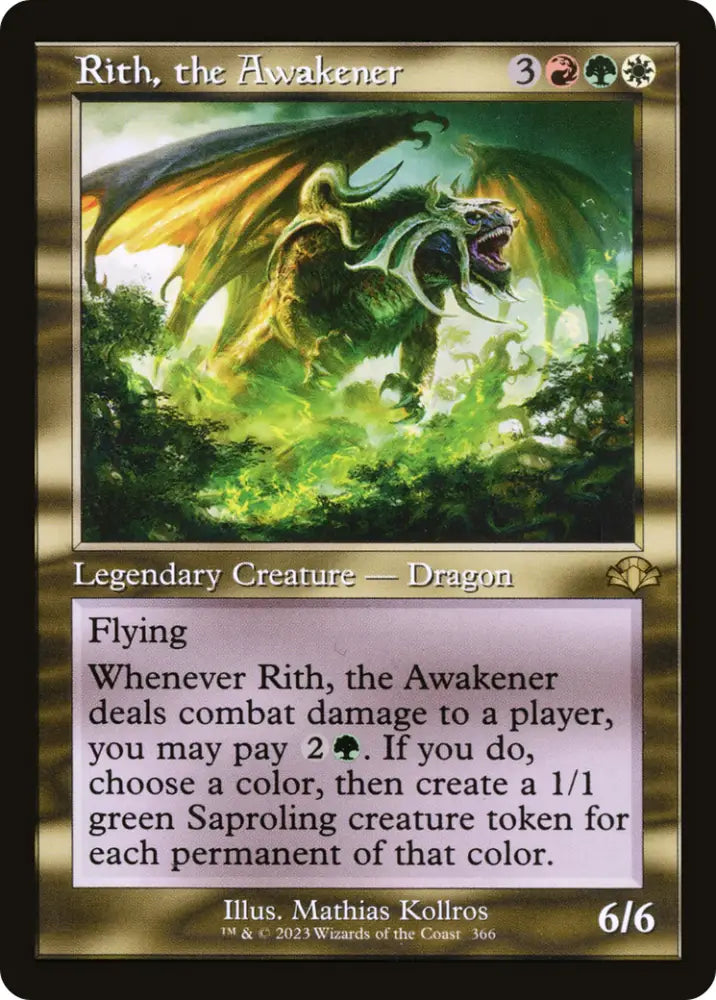 Rith the Awakener (Retro) [Dominaria Remastered] - MTG Single
