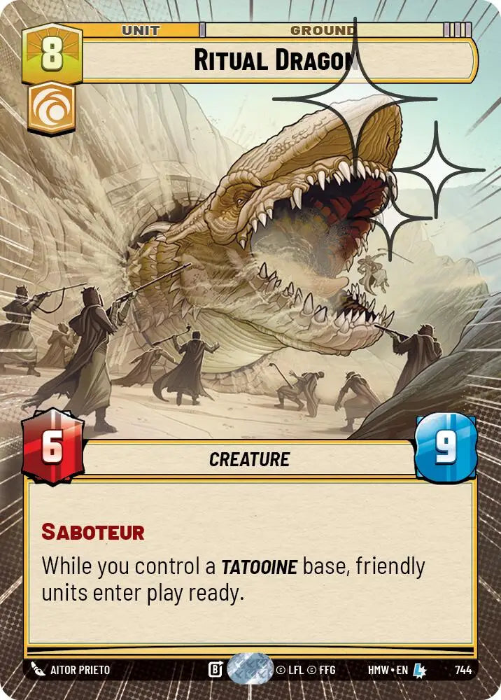 Ritual Dragon (Hyperspace Foil) (744) [Homeworlds]