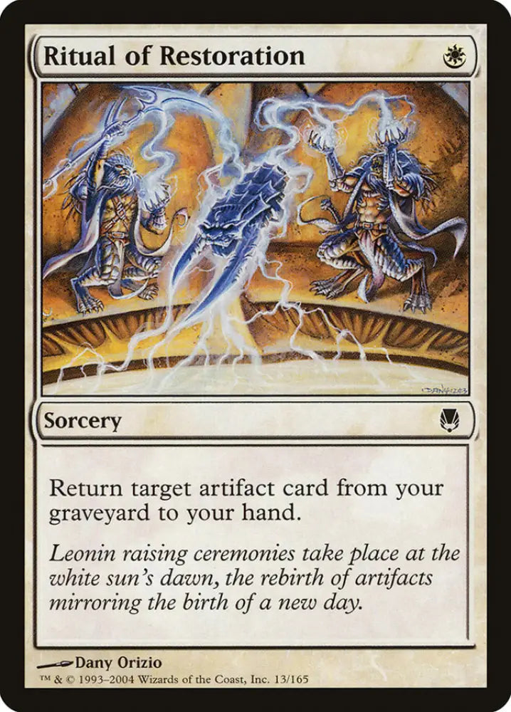 Ritual of Restoration [Darksteel] - MTG Single