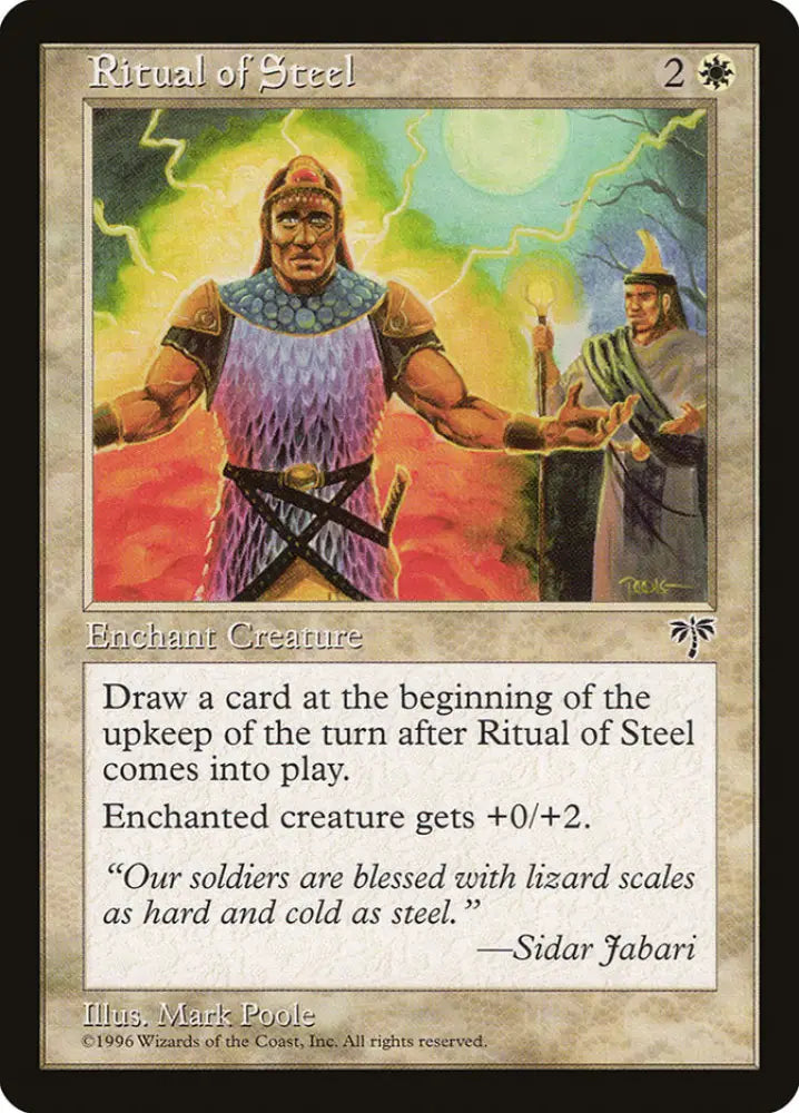 Ritual of Steel [Mirage] - MTG Single