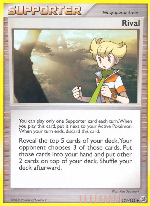 Rival (124/132) [Diamond & Pearl: Secret Wonders] - Pokemon Single