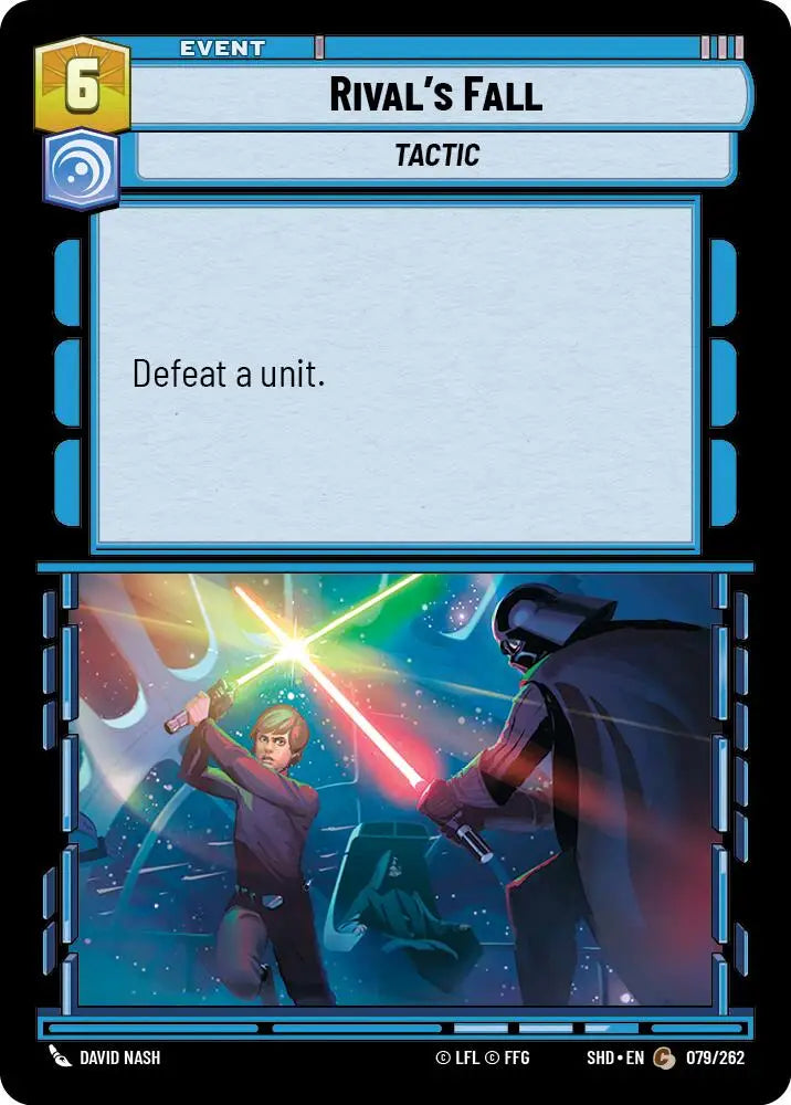 Rival’s Fall (079/262) [Shadows of the Galaxy] - Star Wars: Unlimited Single