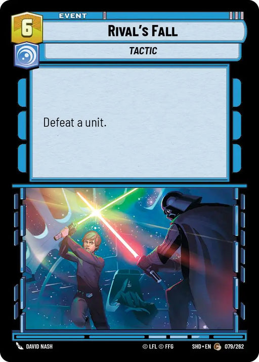 Rival’s Fall (079/262) [Shadows of the Galaxy] - Star Wars: Unlimited Single