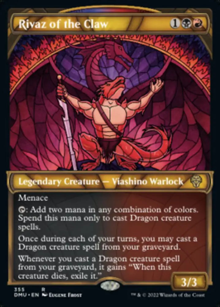 Rivaz of the Claw (Showcase Textured) [Dominaria United] - MTG Single