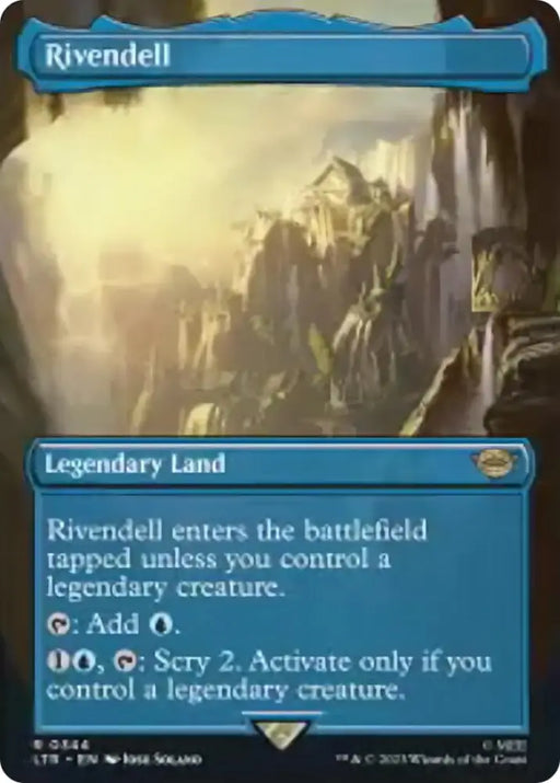 Rivendell (Borderless Alternate Art) [The Lord of the Rings: Tales of Middle-Earth] - MTG Single