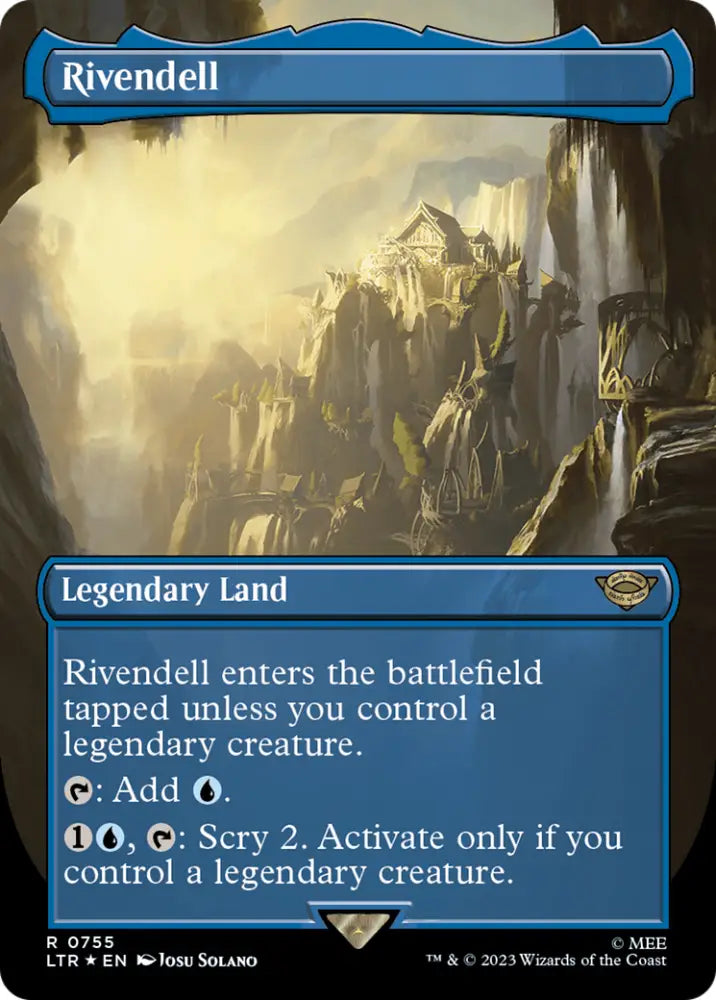 Rivendell (Borderless) (Surge Foil) [The Lord of the Rings: Tales of Middle-Earth] - MTG Single