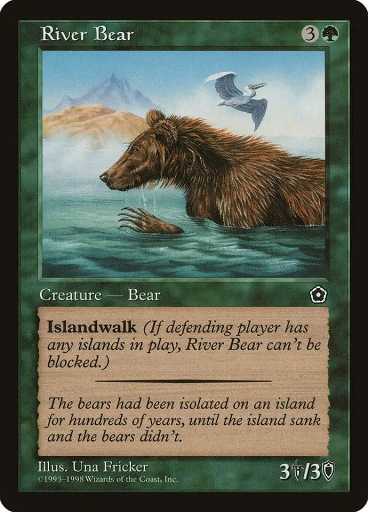 River Bear [Portal Second Age] - MTG Single