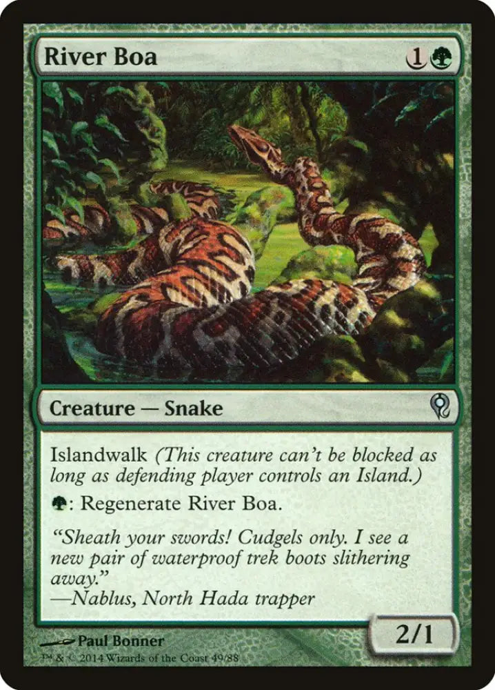River Boa [Duel Decks: Jace vs. Vraska] - MTG Single