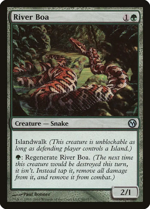 River Boa [Duels of the Planeswalkers] - MTG Single