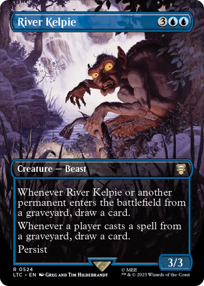River Kelpie (Borderless) [The Lord of the Rings: Tales of Middle-Earth Commander] - MTG Single