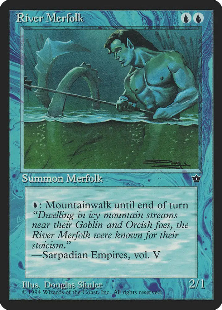 River Merfolk [Fallen Empires] - MTG Single