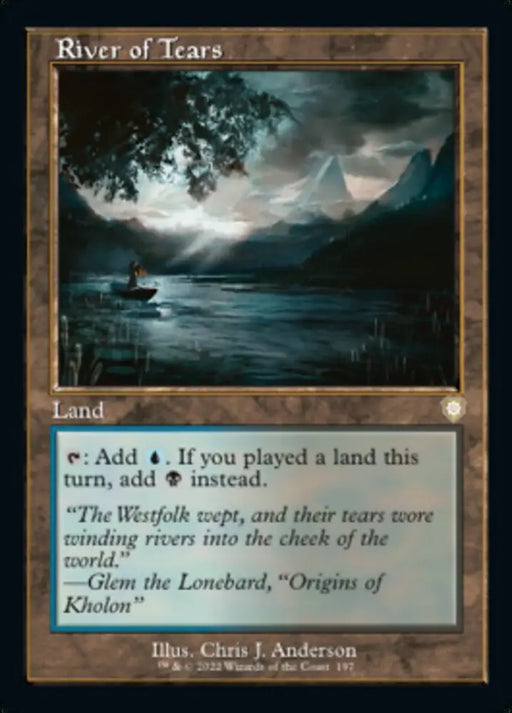 River of Tears (Retro) [The Brothers’ War Commander] - MTG Single
