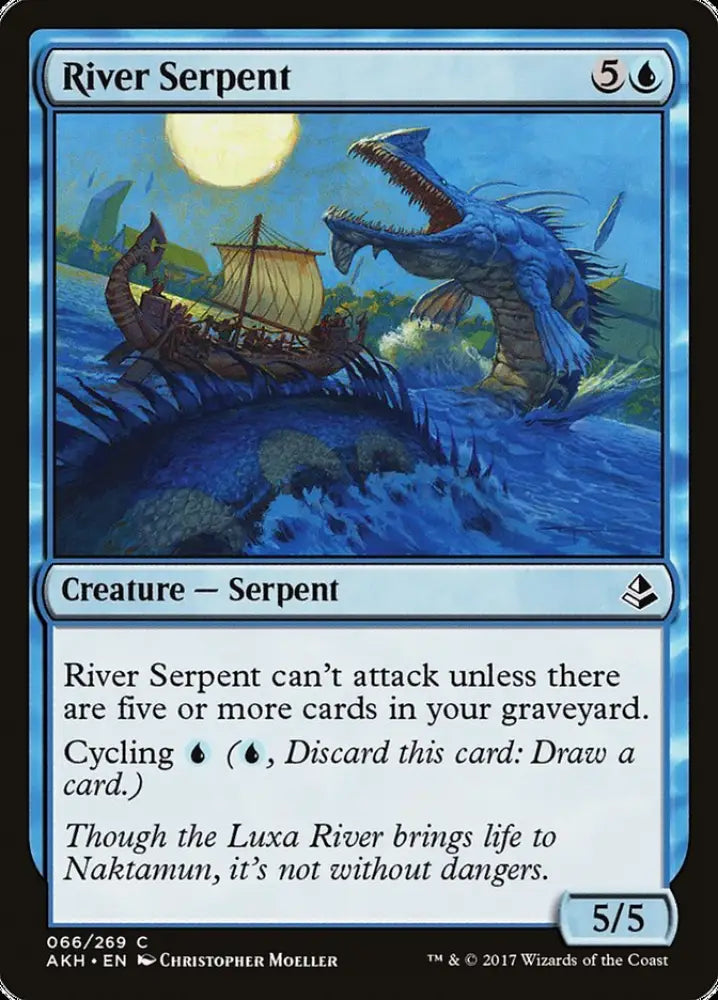 River Serpent [Amonkhet] - MTG Single