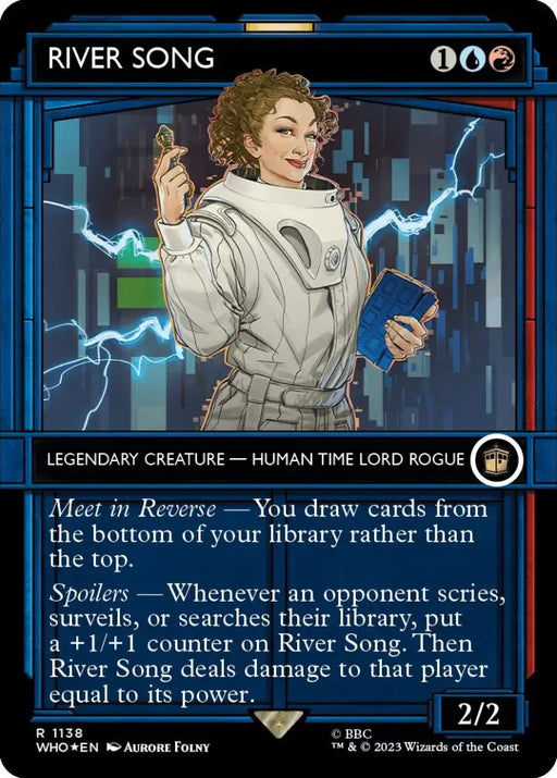 RIVER SONG (Showcase) (Surge Foil) [Doctor Who] - MTG Single