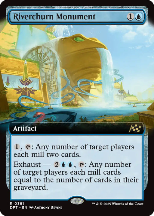 Riverchurn Monument (Extended Art) [Aetherdrift] - MTG Single