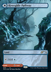 Riverglide Pathway // Lavaglide Pathway (Borderless) [Secret Lair: Ultimate Edition] - MTG Single