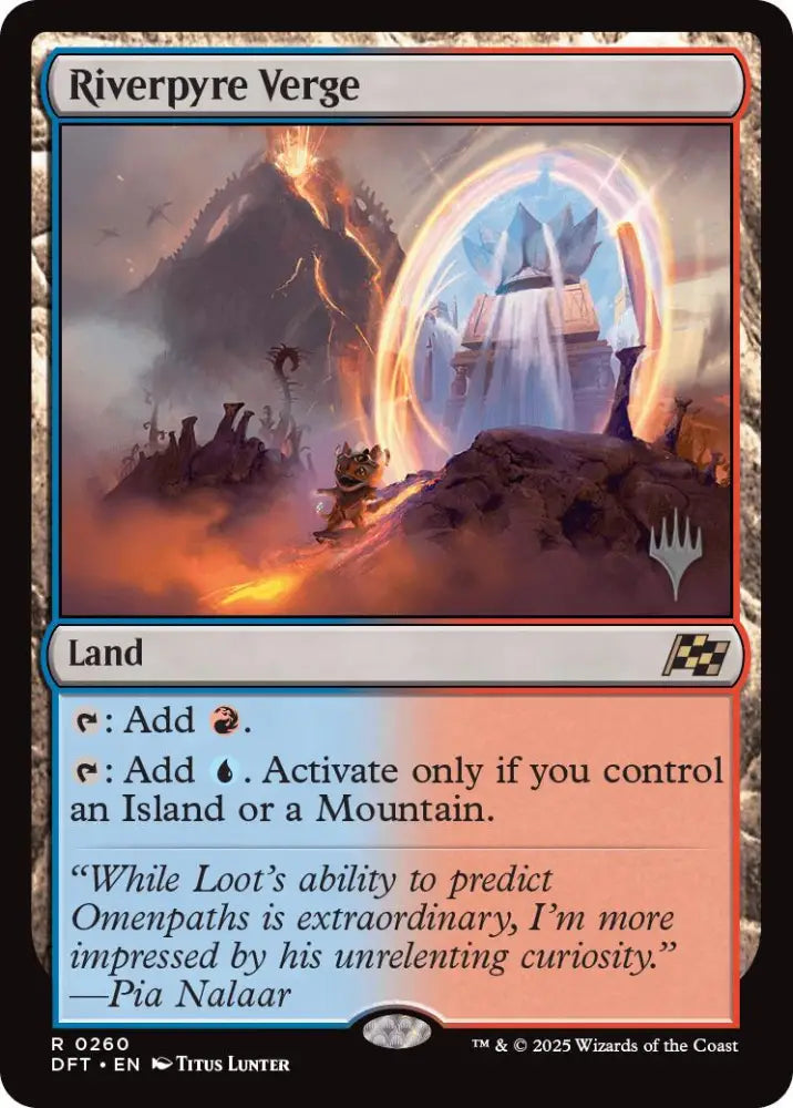 Riverpyre Verge (Promo Pack) [Aetherdrift Promos] - MTG Single