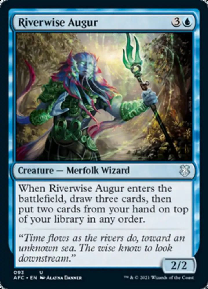 Riverwise Augur [Dungeons & Dragons: Adventures in the Forgotten Realms Commander] - MTG Single