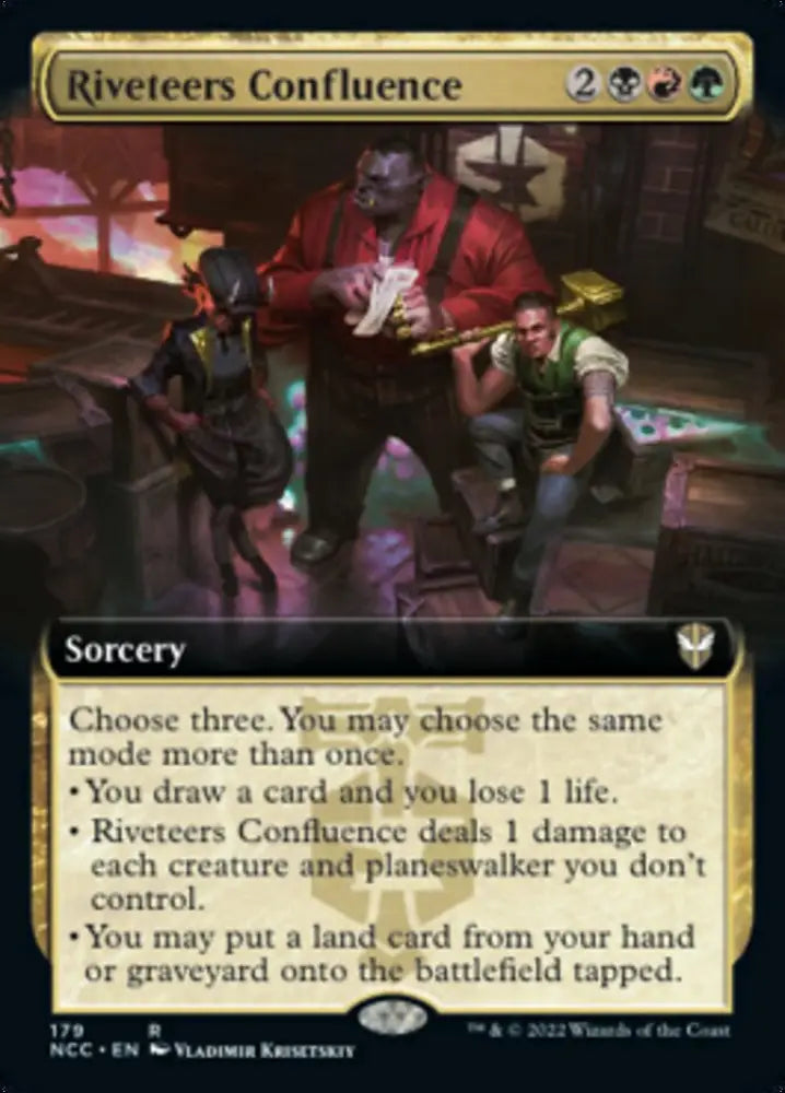 Riveteers Confluence (Extended Art) [Streets of New Capenna Commander] - MTG Single