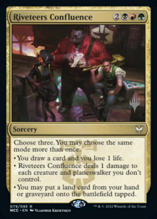 Riveteers Confluence (Promo Pack) [Streets of New Capenna Commander Promos] - MTG Single