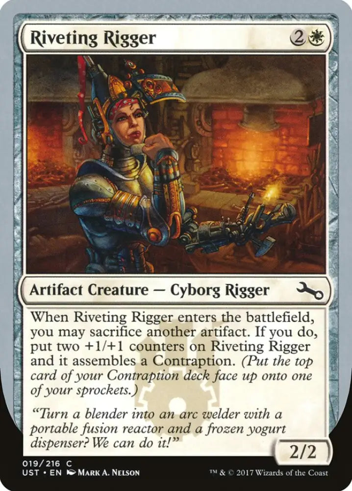 Riveting Rigger [Unstable] - MTG Single