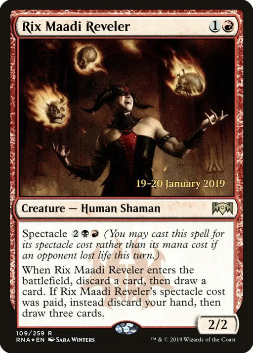 Rix Maadi Reveler [Ravnica Allegiance Prerelease Promos] - MTG Single