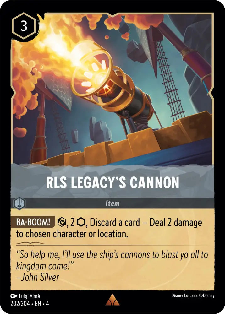 RLS Legacy’s Cannon (202/204) [Ursula’s Return] - Lorcana Single