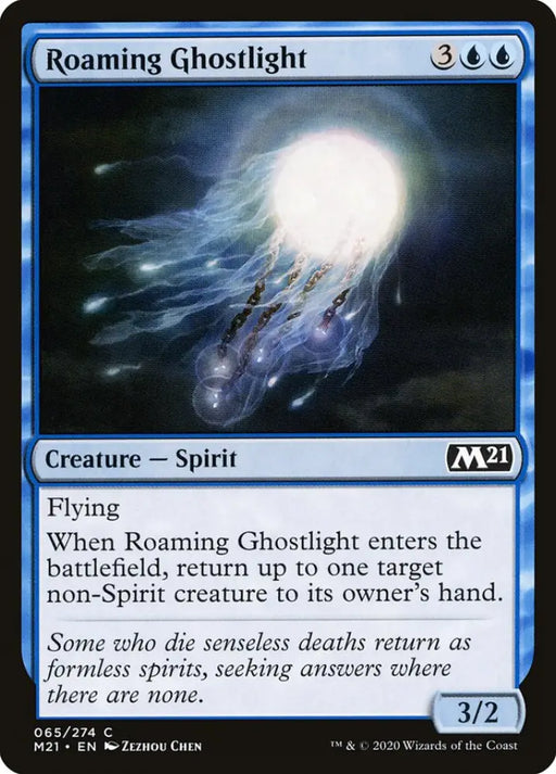 Roaming Ghostlight [Core Set 2021] - MTG Single