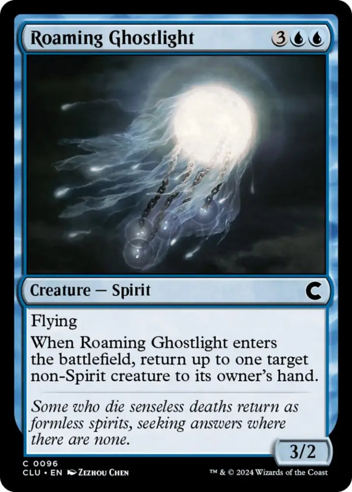 Roaming Ghostlight [Ravnica: Clue Edition] - MTG Single