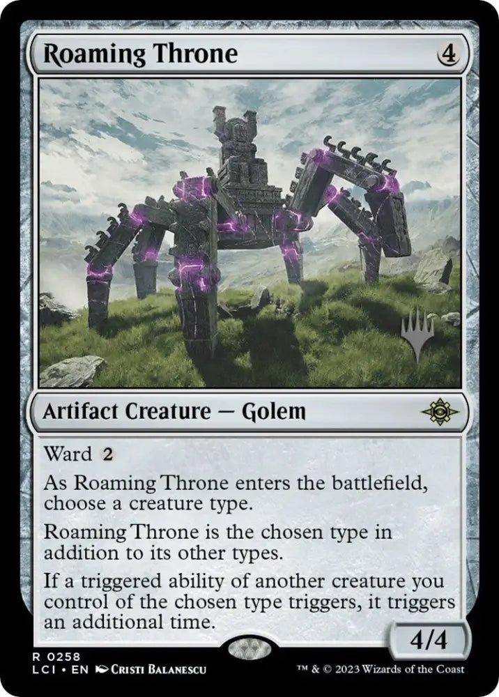 Roaming Throne (Promo Pack) [The Lost Caverns of Ixalan Promos] - MTG Single