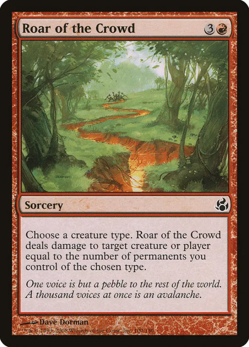 Roar of the Crowd [Morningtide] - MTG Single