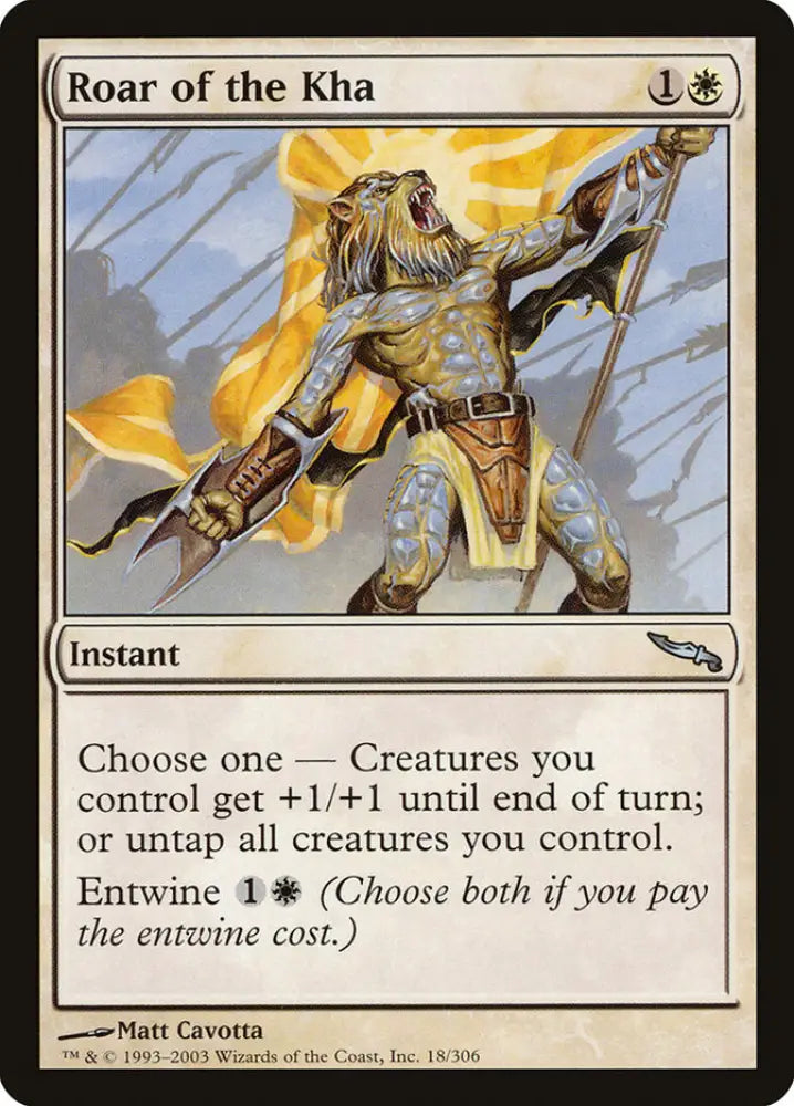 Roar of the Kha [Mirrodin] - MTG Single